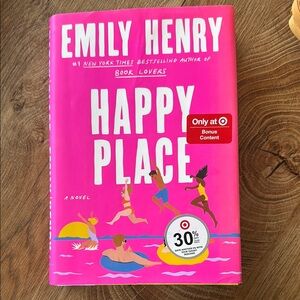 Happy Place by Emily Henry - Pink Cover